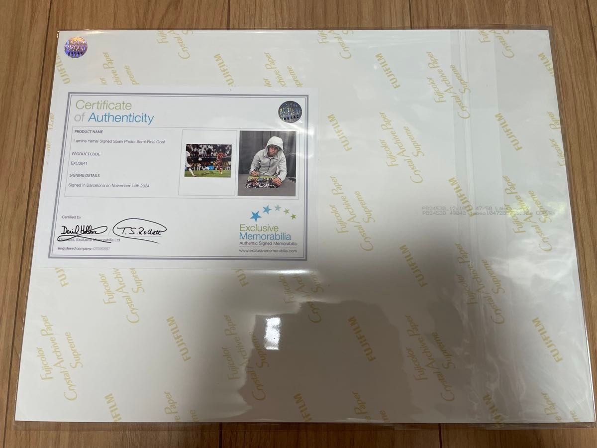証明書付】ヤマル 直筆サイン EURO2024 フランス戦 A3サイズ｜Yahoo