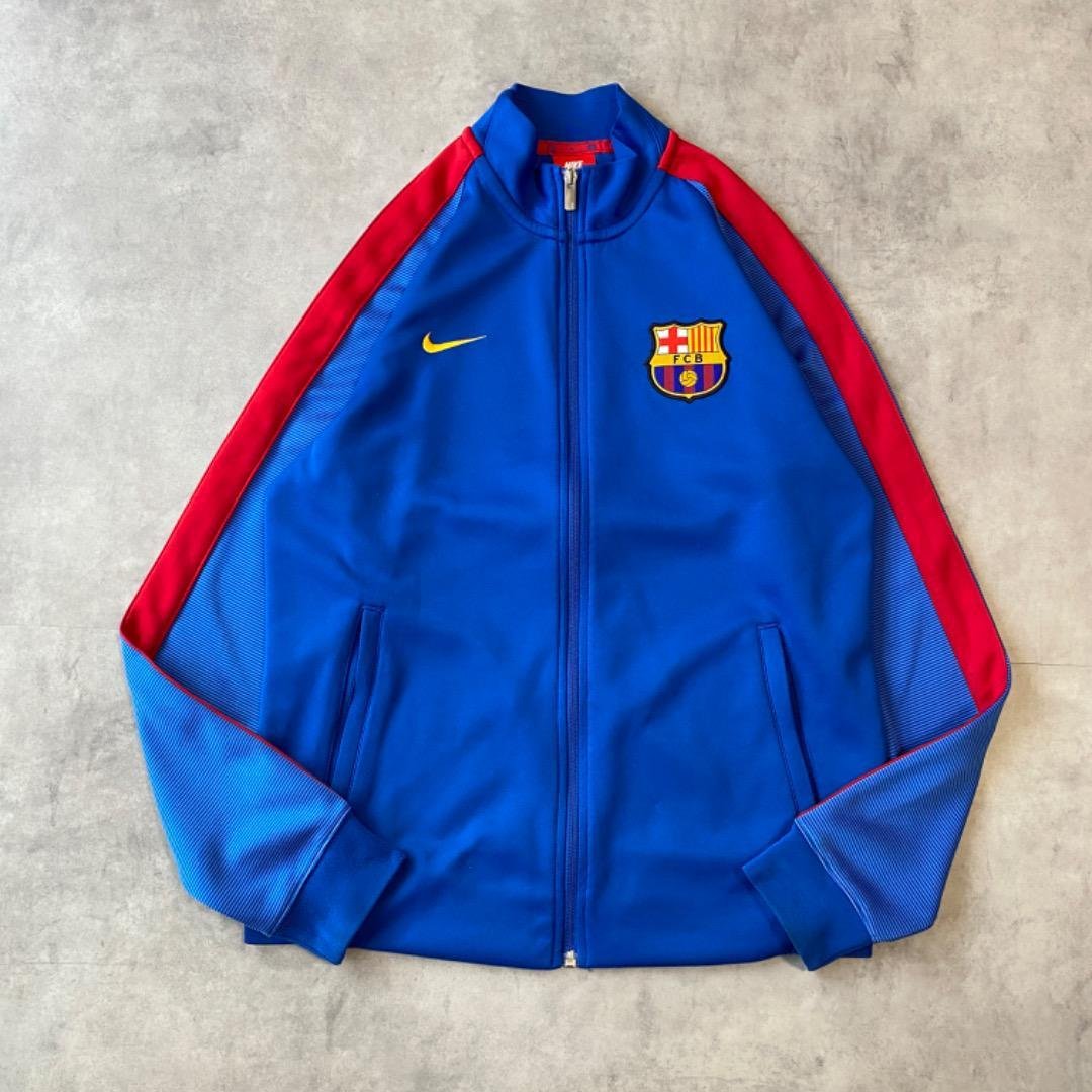 NIKE ナイキ バルセロナ トラックジャケット サッカー M 青 12671 | fuufu