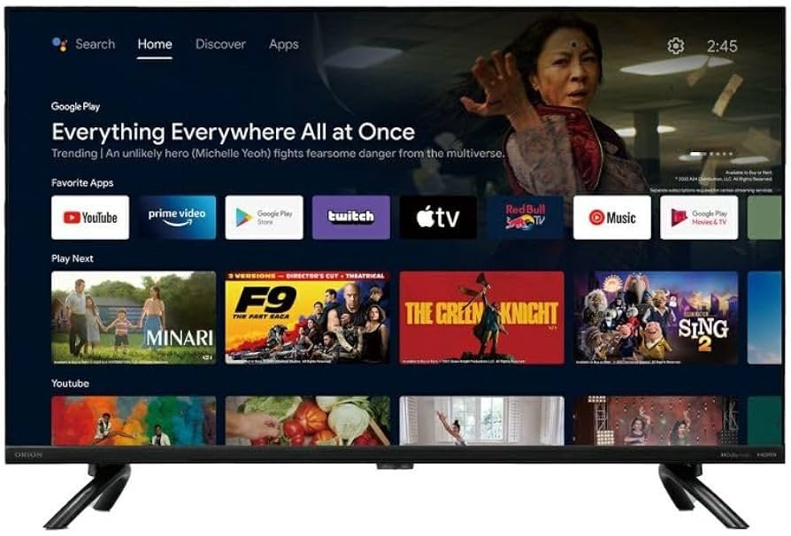 Amazon.co.jp: Orion SAFH321 Smart TV with Android TV 32-Inch